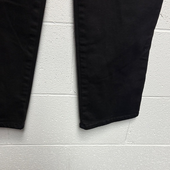 Good American Women's Good Curve Straight Leg Black Jeans - Picture 8 of 12